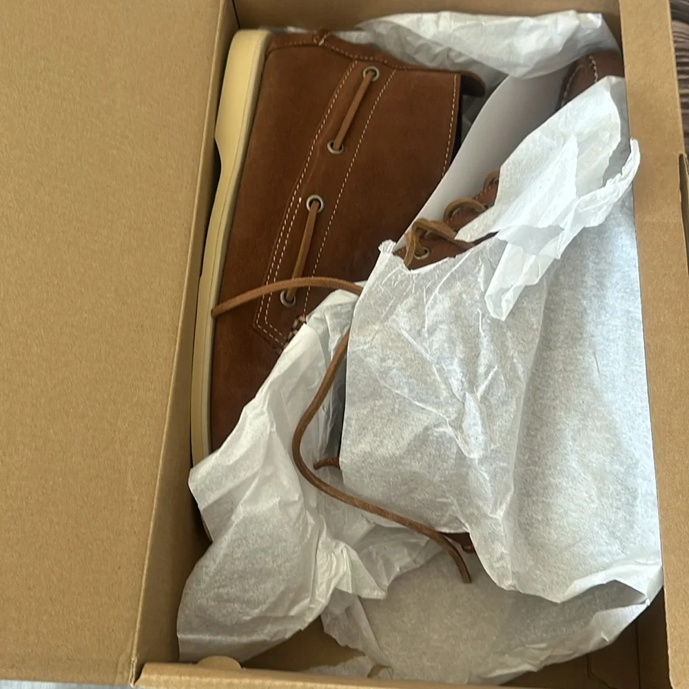 J.crew Factory men’s Chukka boots dark brown new with box size 8.5